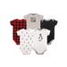 Hudson Baby Boy Cotton Bodysuits 5-Pack