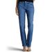 Petite Lee Relaxed Fit Straight-Leg Jeans Meridian