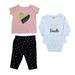 Carter's Baby Girls Take Me Away 3-Piece Little Character Set, Smile/Hearts, 12 Months