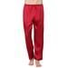Mens Plus Size Silk Satin Pajamas Pyjamas Pants Sleep Nightwear Sleepwear Bottoms Casual Loose Trousers PJ Long Pants 2 Pack