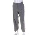 Pre-ownedRalph Lauren Womens Wool Flat Front Wide Leg Trousers Pants Gray Size 6