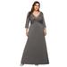 Ever-Pretty Womens Elegant V-Neck Formal Evening Dresses for Women 07995 US16