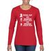 Black Pride History Rosa Sat So Martin Could Walk so 44 Could Run Pop Culture Womens Graphic Long Sleeve T-Shirt, Red, Medium