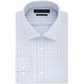 Tommy Hilfiger Mens Fitted Stretch Check Button Up Dress Shirt