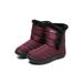 Daeful Ladeis Snow Boots Fluffy Warm Fashion Womens Watertight Booties Anti-Skid Boots