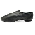 Danshuz Girls Black Soft Leather Split Sole Value Jazz Shoes 11-2 Kids