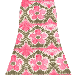 Loliuicca Women's High Waist Tie Dye Print Midi Skirt Bohemian A-line Pencil Skirt Y2K E-Girl