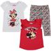 Disney 3-Piece Minnie Mouse Toddler Girls Leggings, T Shirt, & Scrunchie Set