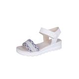 Avamo Ladies Wedge Sandals Womens Fashion Strapy Summer Beach Open Toe Casual Shoe