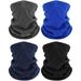 4 Pieces Winter Fleece Neck Warmers Gaiter Windproof Face Cover Ear Warmer