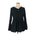 Pre-Owned Weekend Suzanne Betro Women's Size 1X Plus Long Sleeve Top