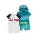 Child of Mine by Carter's Baby Boy Short Sleeve Footless 1 Piece Outfit, 2 Pack