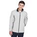 Men's Three-Layer Fleece Bonded Performance Soft Shell Jacket - NATURAL STONE - M