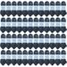 BILLIONHATS 48 Pairs of Boys and Girls Wholesale Cotton Shoe Liner Training No Show Thin Low Cut Sport Ankle Socks, 6-8 (48 Pack Darek Heather Gray)