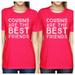 Cousins The Best Friends Pink Cute Matching Family T-Shirts Ideas