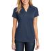 Mafoose Women's Digi Heather Performance Polo T-Shirt Dress Blue Navy 4X-Large