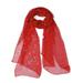 Long Chiffon Shawls Beach Scarf Silk Scarf Floral Print Scarves for Women