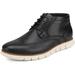 Bruno Marc Men's Chukka Ankle Boots Casual Dress Genuine Oxfords Leather Lace-Up Boots MADSON-1 BLACK Size 10