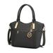 MKF Collection Janise Solid Tote Bag - Charcoal Grey