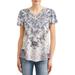 Women's Flutter Sleeve Keyhole Sublimation T-Shirt