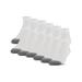 Gildan Men's Half Cushion Terry Foot Bed Low Cut Socks, 12-Pack