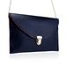 Synthetic Leather Envelope Clutch-Style Purse - 6 Colors Black
