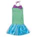 Cathery Kid Ariel Little Mermaid Set Girl Princess Dress Party Cosplay Outfits