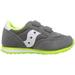 Saucony Kids Originals Jazz Hook & Loop (Toddler/Little Kid) Grey/White