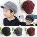 Windfall BFashion Kids Adult Unisex Solid Color Octagonal Peaked Cap Painter Beret Hat