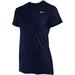 Nike Womens Dri-Fit Legend Short Sleeve Training T-Shirt (Small, Navy Blue)