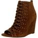 Jessica Simpson Women's Barlett Suede Canela Brown Ankle-High Boot - 9.5M
