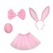 Sunisery Baby Easter Skirt Suit Headband Bow Tie Rabbit Dress Up Accessory