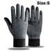 Winter Gloves,Touch Screen Running Thermal Driving Warm Gloves Grey S