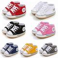 Newborn Baby Canvas Shoes Casual No-slip Infant Toddler Sneaker Shoes 0-18Months