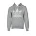 Adidas Men's Trefoil Logo Graphic Pouch Pocket Pullover Hoodie