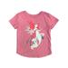 Disney Princess Toddler Girls Short Pink Ariel Little Mermaid Tee Shirt
