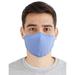 Fabric Face Mask Washable with Carbon Filter PM2.5 - Reusable Cloth Face Mask - Chambray Blue [Single Pack]