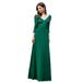 Ever-Pretty Women's V-neck Sparkle A-line Sequin Wedding Guest Dress 00751 Dark Green US12