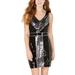 B. Darlin Womens Juniors Sequined Sleeveless Party Dress