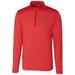 Texas Tech Red Raiders Cutter & Buck Big & Tall Holman Stripe Half-Zip Jacket - Red