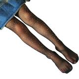 Seyurigaoka Babu Mesh Shinning Pantyhose,7-16 Years Old Girls Silk Stockings