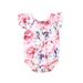 Newborn Baby Girl Floral Sleepwear Nightgown Sleeveless Romper & Headband Set Gown Sleeping Bags Coming Home Outfit