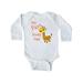 Inktastic My Papa Loves me- cute giraffe Infant Long Sleeve Bodysuit Unisex