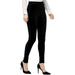 INC International Concepts Women's Shaping Mixed-Media Velvet Leggings, Black XS