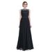 iEFiEL Women Ladies Embroidered Chiffon Bridesmaid Dress Long Evening Prom Gown Dress