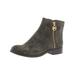 MICHAEL Michael Kors Womens Lainey Flat Bootie Suede Booties Ankle Boots