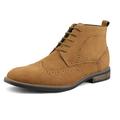 Bruno Marc Mens Oxford Shoes Suede Leather Casual Ankle Chukka Boots URBAN-02 TAN Size 9
