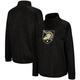 Army Black Knights Colosseum Women's Marled Side Snap Pullover Jacket - Heathered Black
