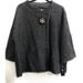 JM Collection Women's Wool Embellished Topper CARDIGAN SWEATER JACKET, Black XXL