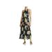 Kobi Halperin Womens Lana Silk Blend Floral Print Maxi Dress